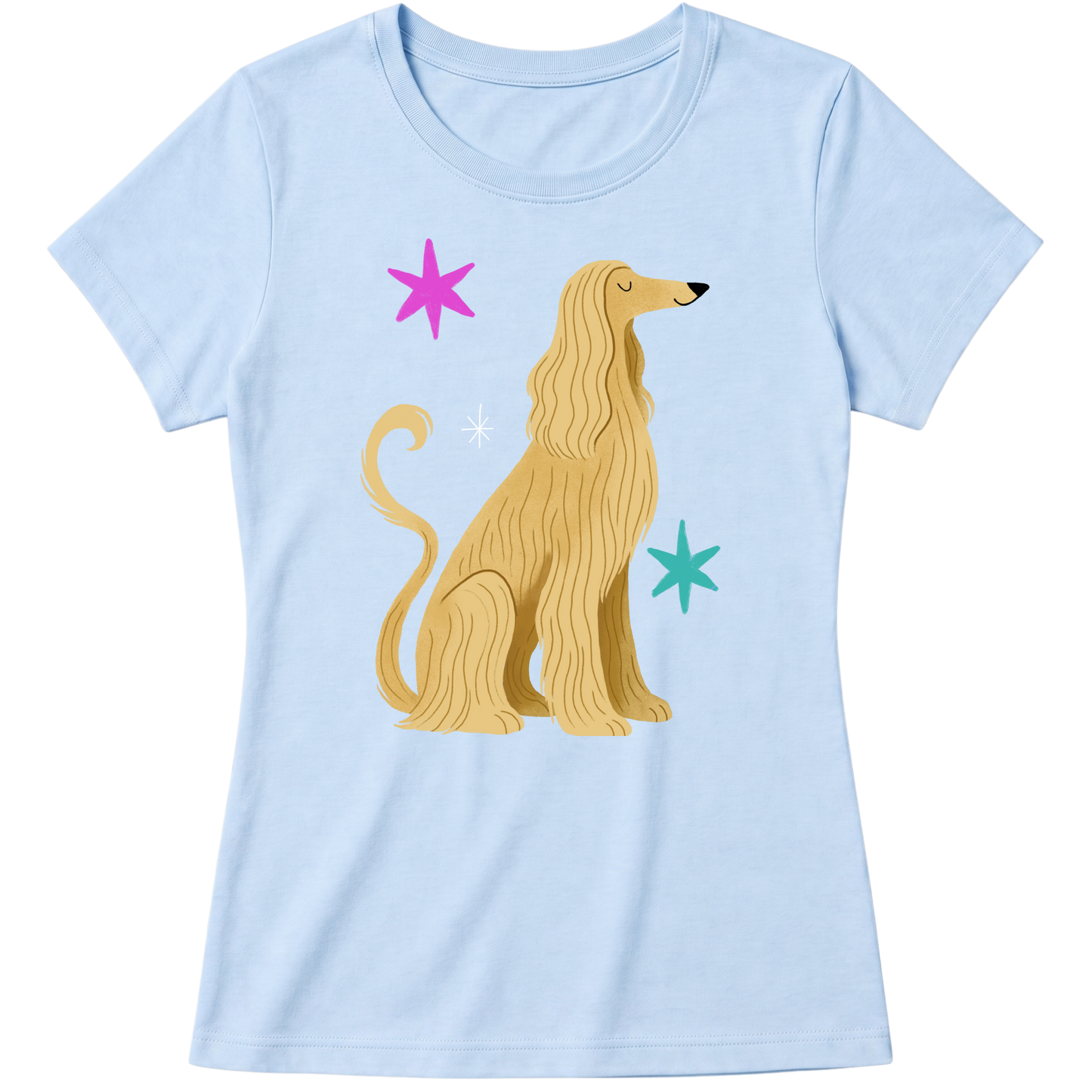 "Galgo Afegão" Blusa Baby Look