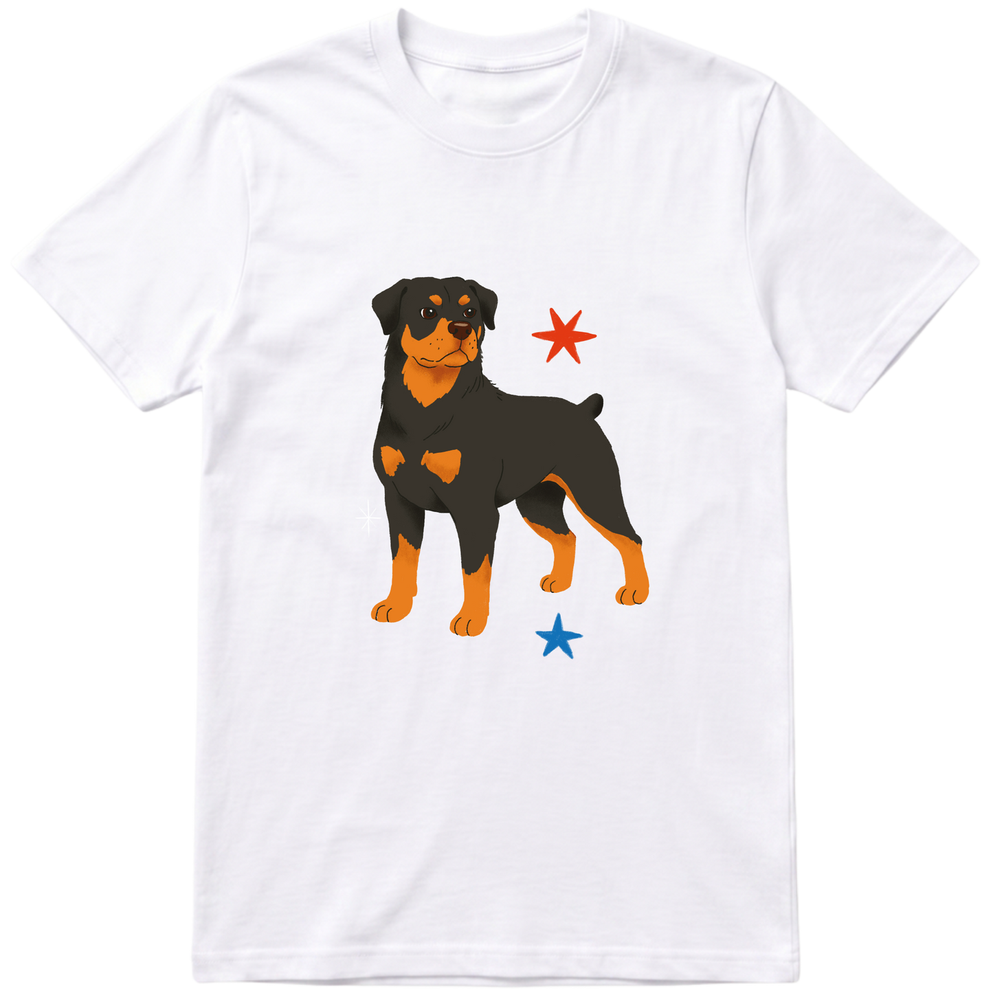 "Rottweiler" Camiseta Básica Unissex