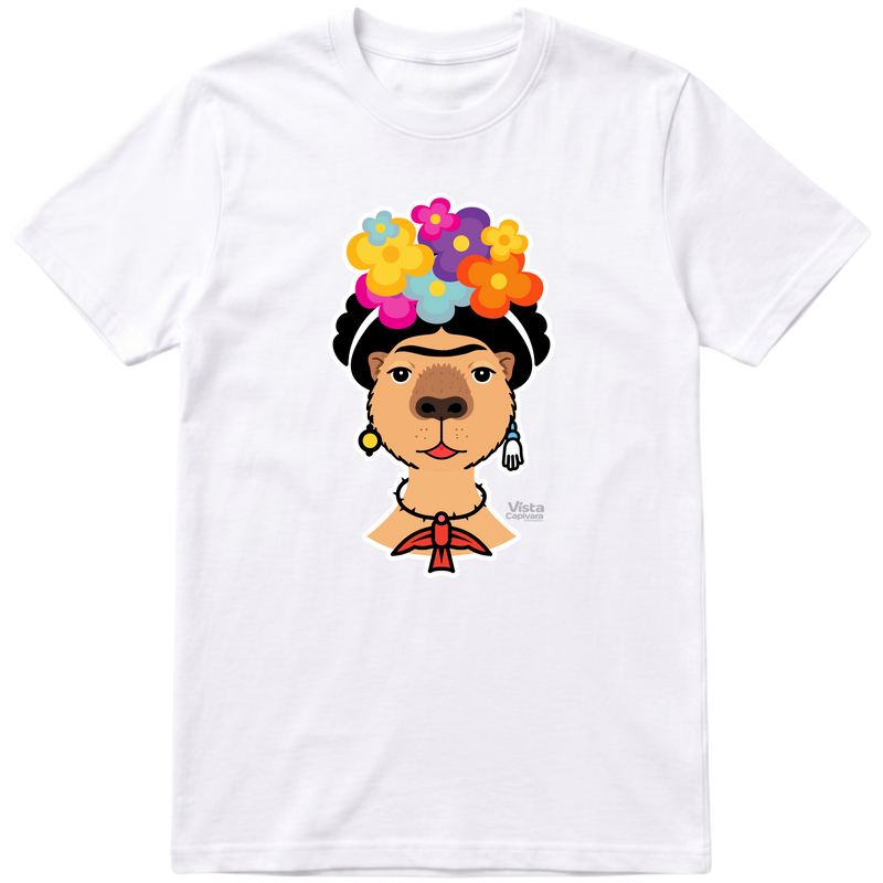 "Frida Kahpivara DTG" Camiseta Premium Unissex