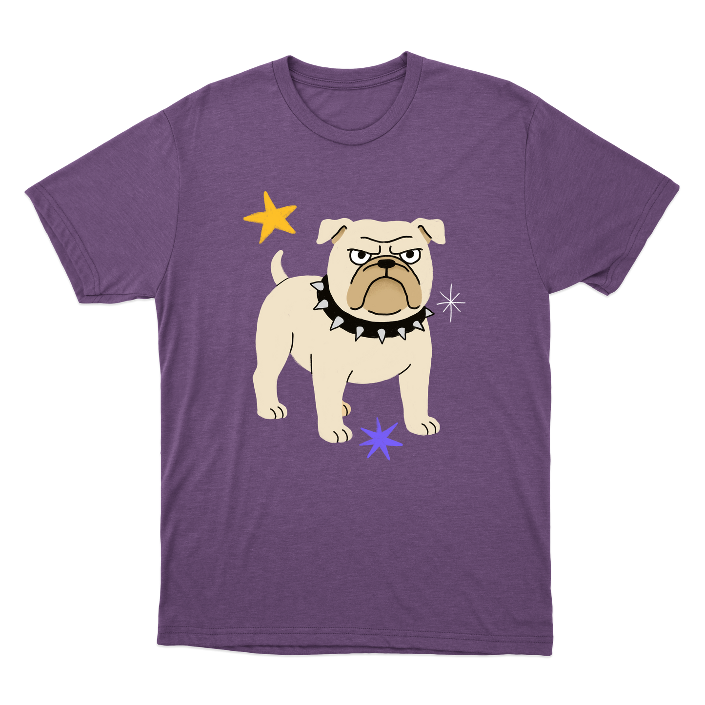 "Bulldog" Camiseta Básica Unissex