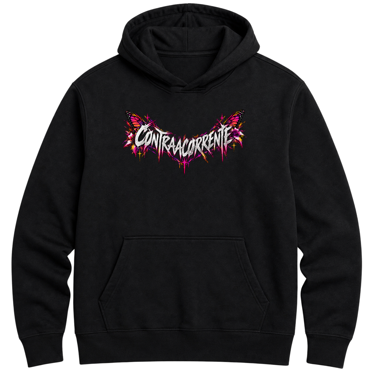 "Canguru c/ Capuz Hoodie Essential #035 - CØNTRAACØRRENTE" Moletom Premium