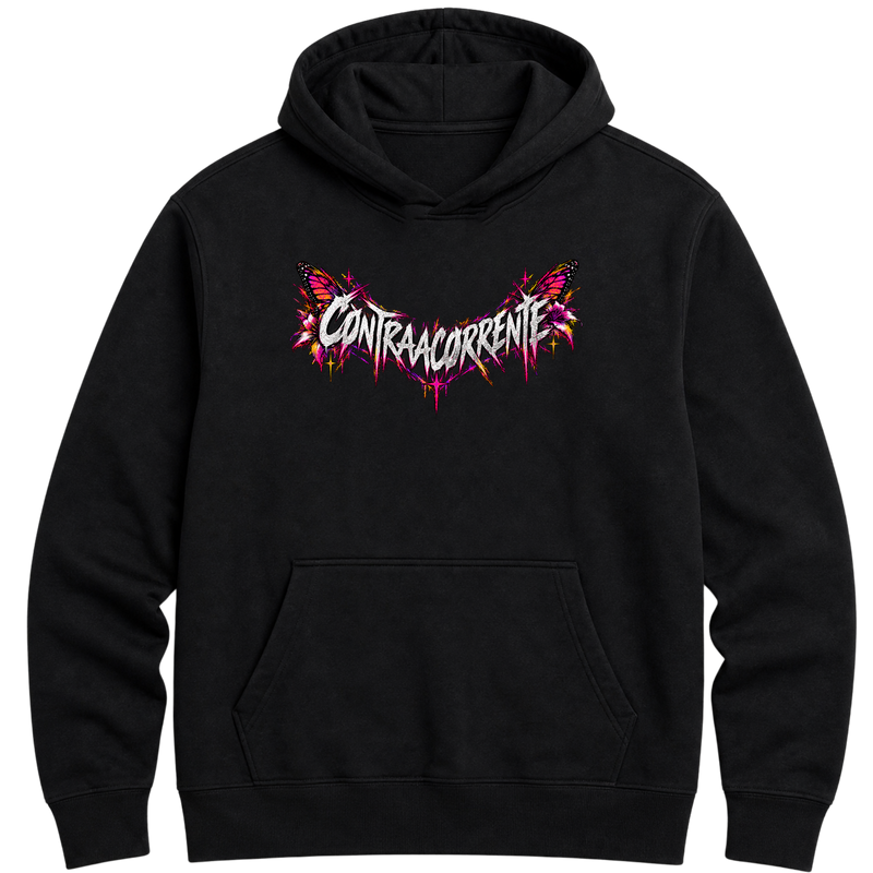 "Canguru c/ Capuz Hoodie Essential #035 - CØNTRAACØRRENTE" Moletom Premium