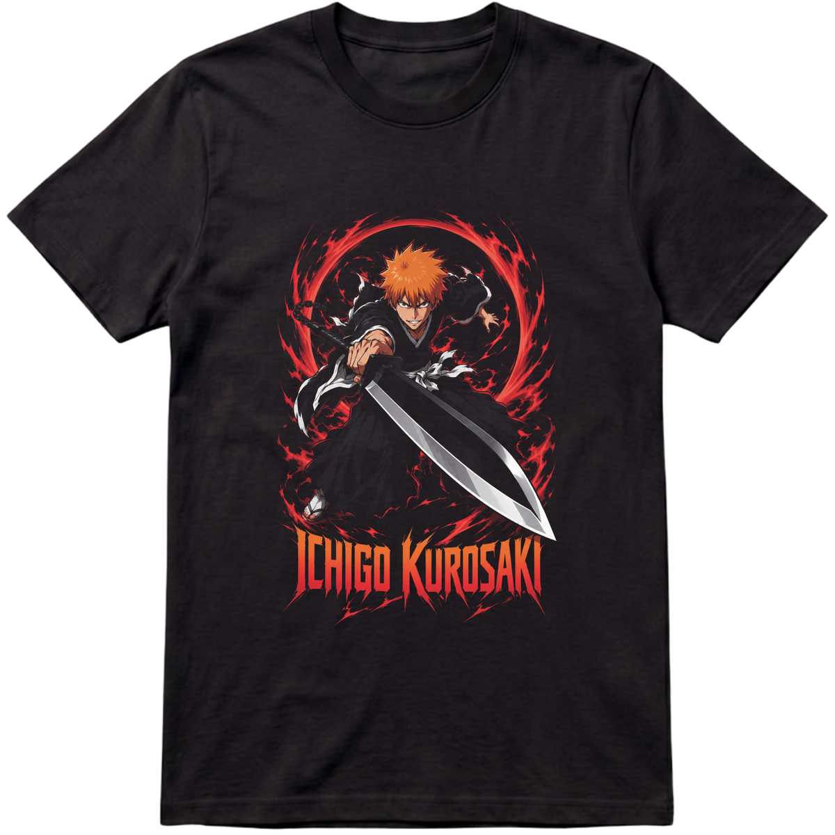 "Ichigo Kurosaki - Bleach" Camiseta Premium Unissex Bunker Studios