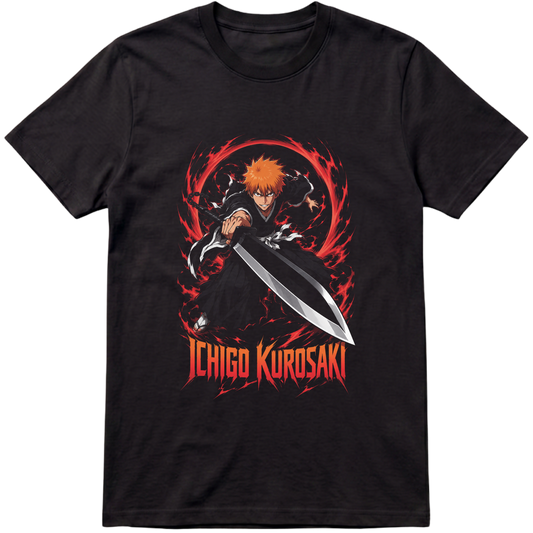 "Ichigo Kurosaki - Bleach" Camiseta Premium Unissex Bunker Studios