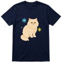 "Gato persa" Camiseta Básica Unissex
