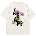 "FENDS | AGAPE" Oversized Premium 96% algodão 4% Elastano