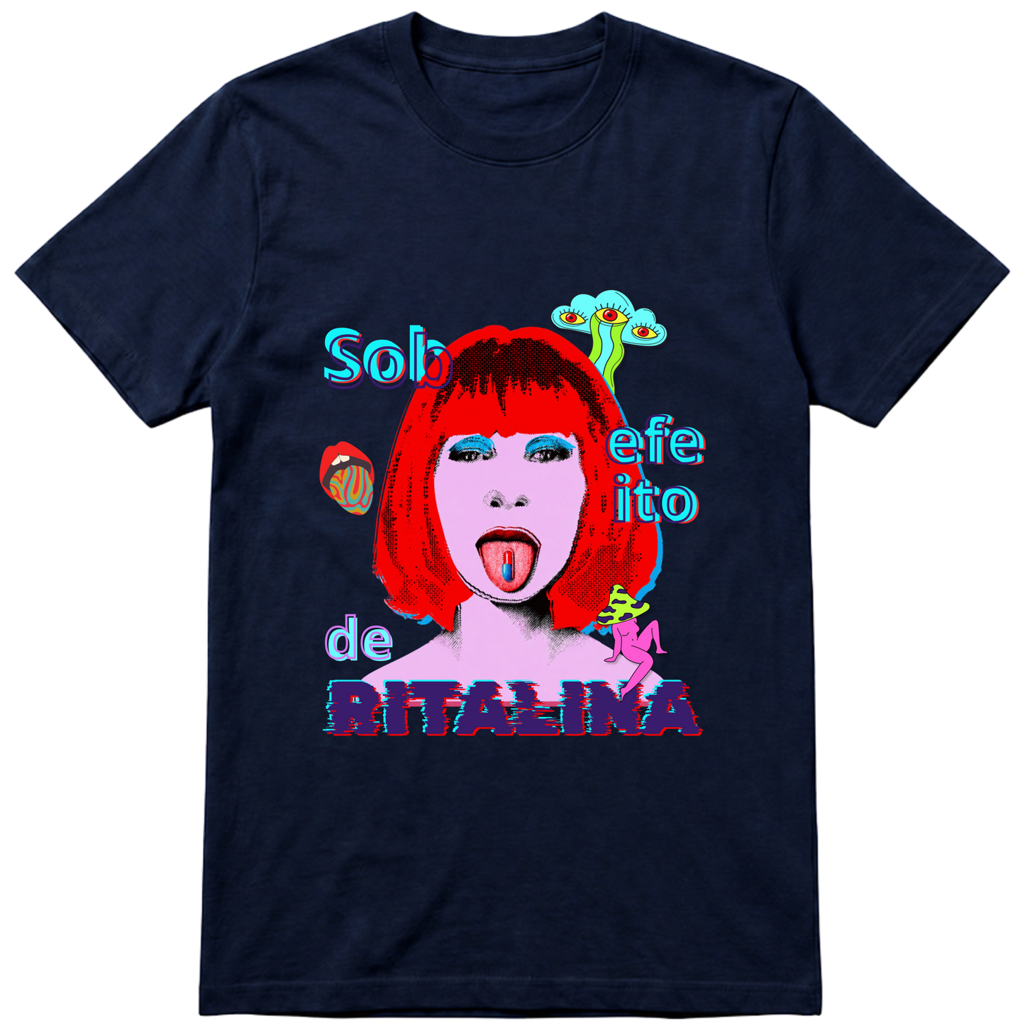 "Camiseta - Sob efeito de Ritalina" Camiseta Premium Unissex