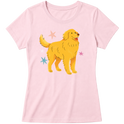 "Golden retrivier" Blusa Baby Look