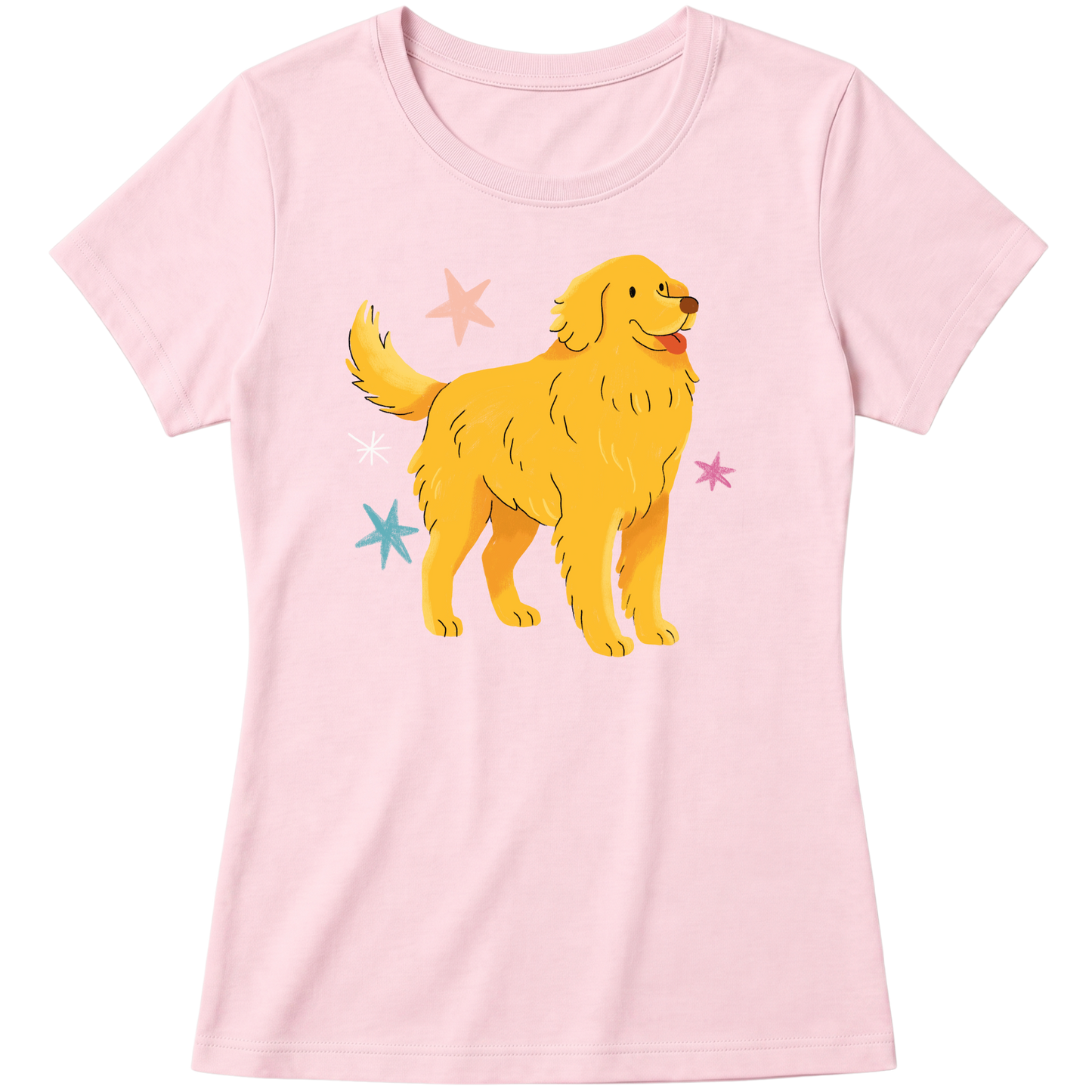 "Golden retrivier" Blusa Baby Look