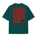 "Jesus is King - Camiseta oversized suedine 220g" Camiseta Oversized Suedine 220g