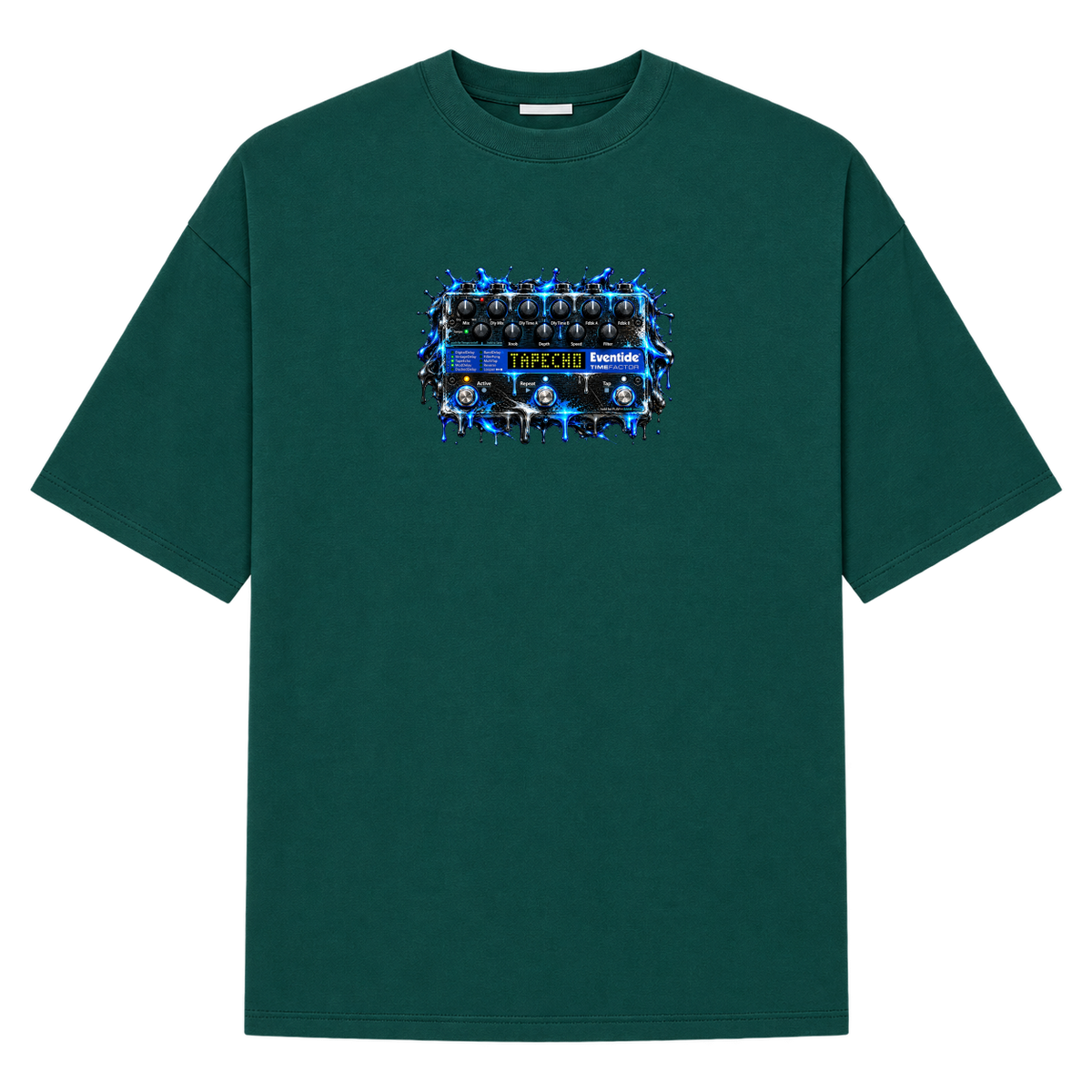 "RODOLFO MUNIZ TIME FACTOR" Camiseta Oversized Suedine 220g