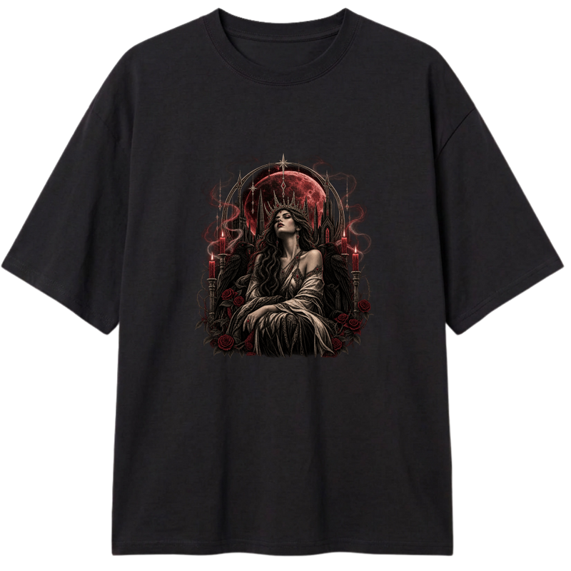 "Camiseta Oversized - Queen of Hell" Camiseta Oversized Classic