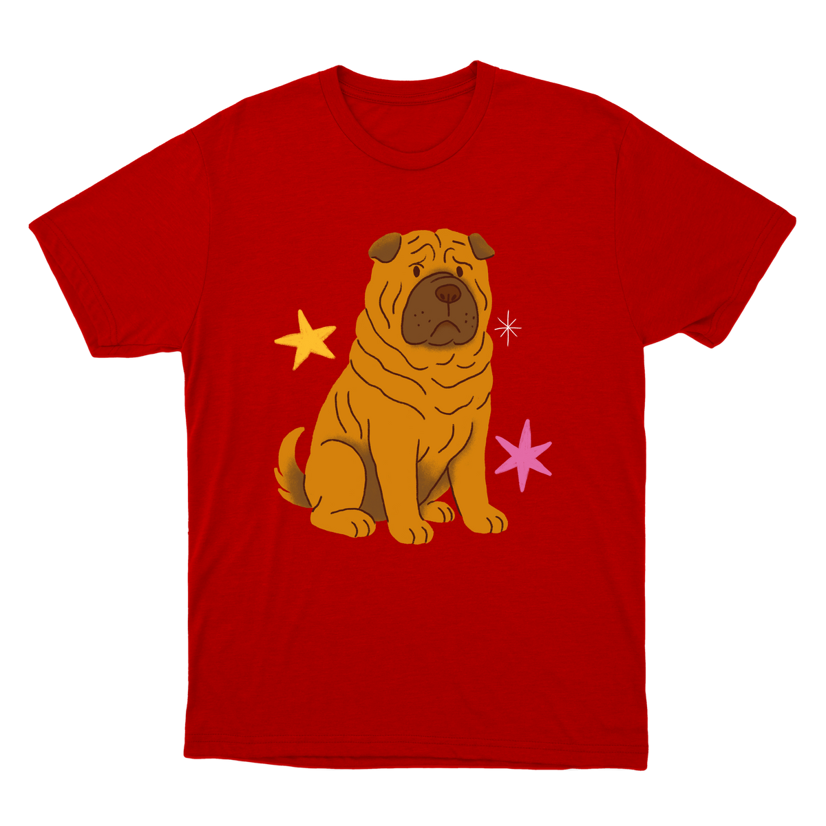 "Sharpei" Camiseta Básica Unissex