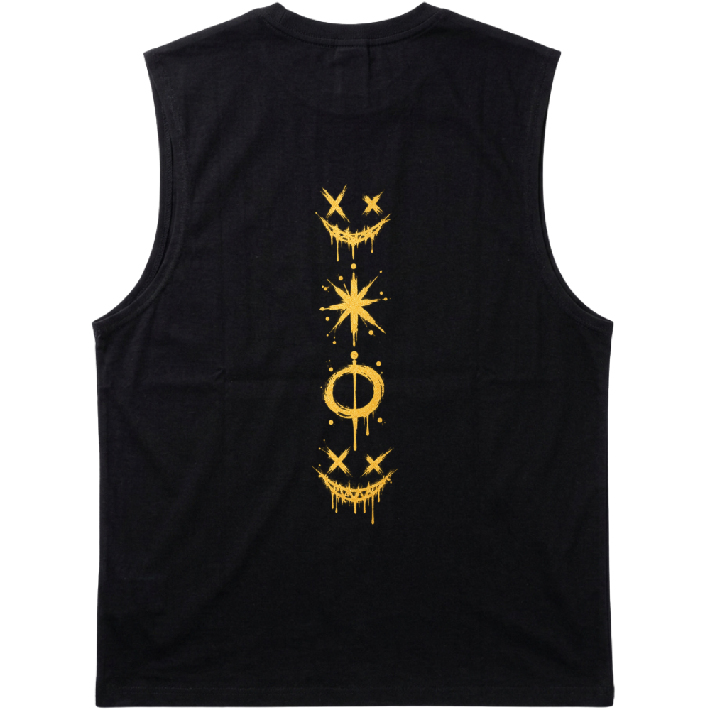 "Tank Top Machão Suedine - Savage Smile" Tank Top Machão Suedine