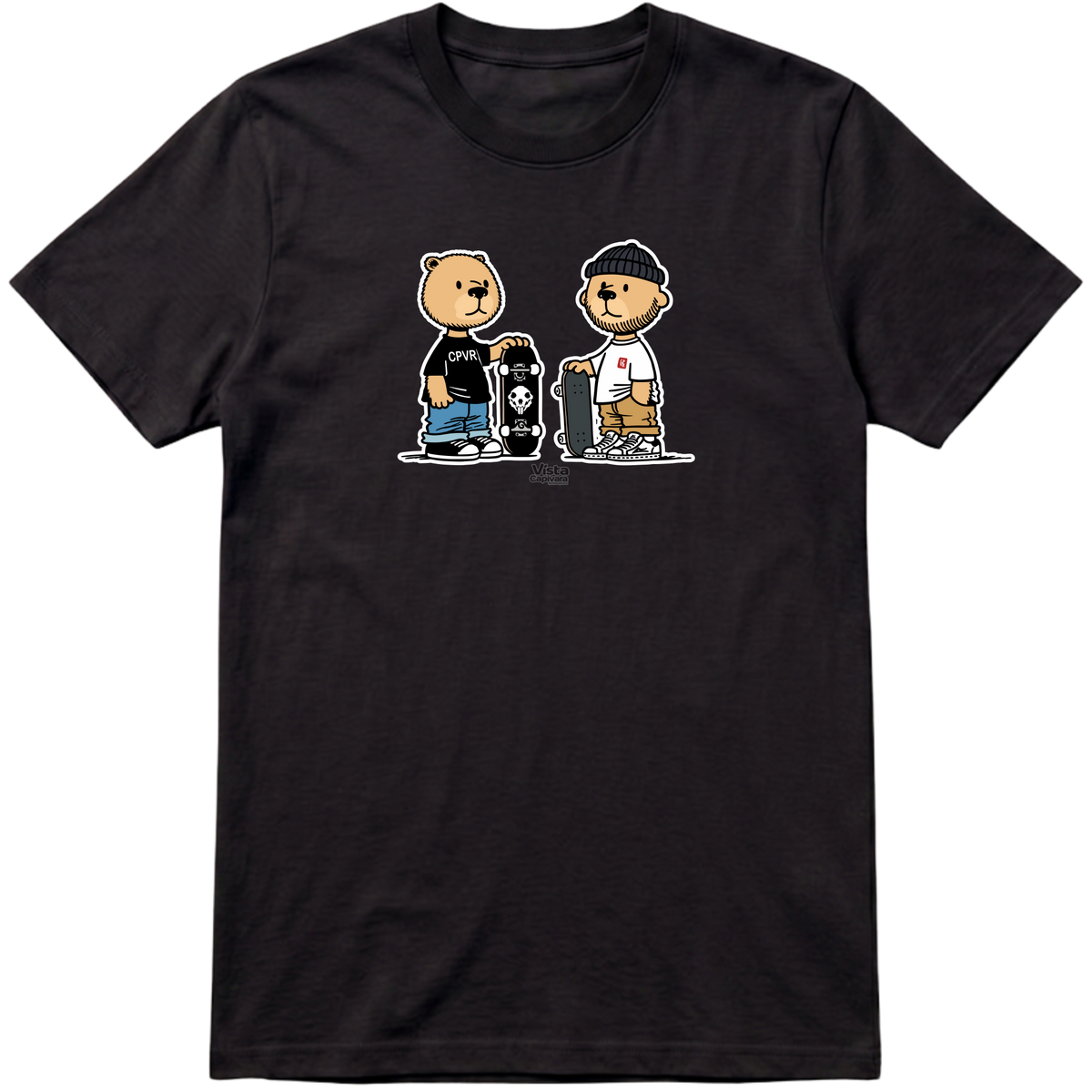 "Capivara Skate Club DTG" Camiseta Premium Unissex