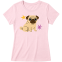 "Pug" Blusa Baby Look