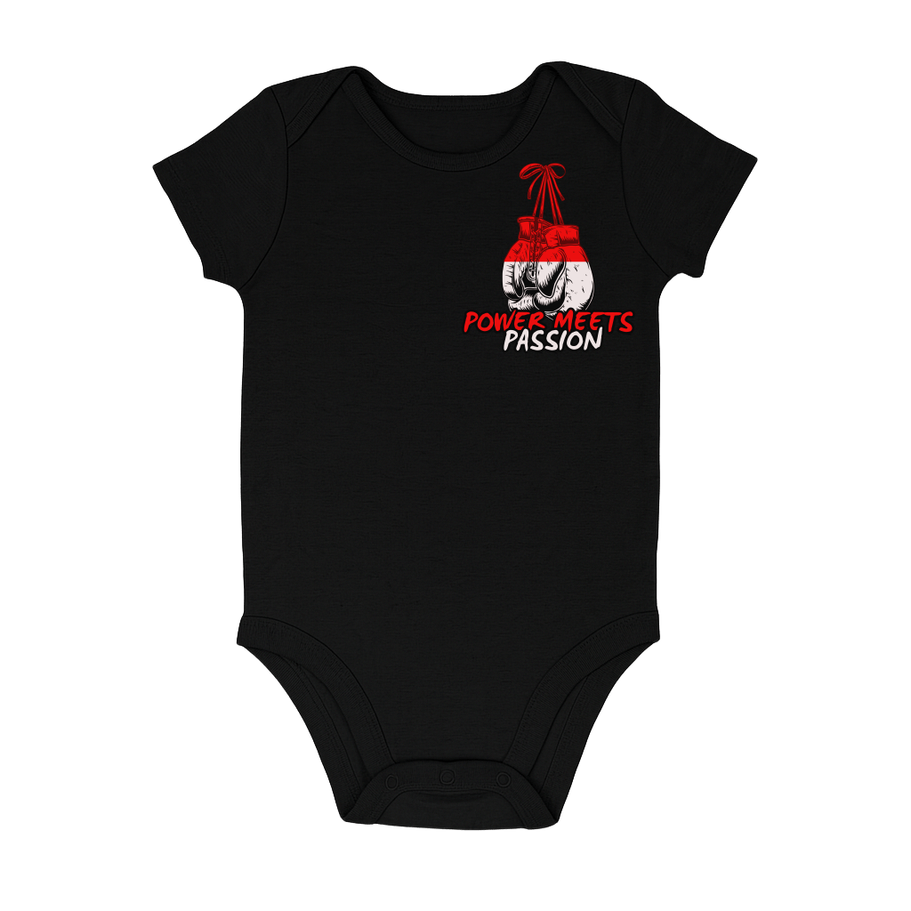 "Camiseta oversized estampa de boxe" Body Baby