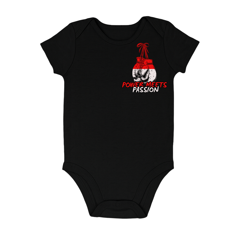 "Camiseta oversized estampa de boxe" Body Baby