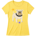 "Bulldog" Blusa Baby Look