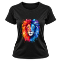 "Leão Elemental — Fire & Ice" Camiseta Dryfit Feminina Basic