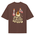 "02# FENDS -- O DEUS QUE DESTRÓI SONHOS (OVERSUZED)" Camiseta Oversized Suedine 220g