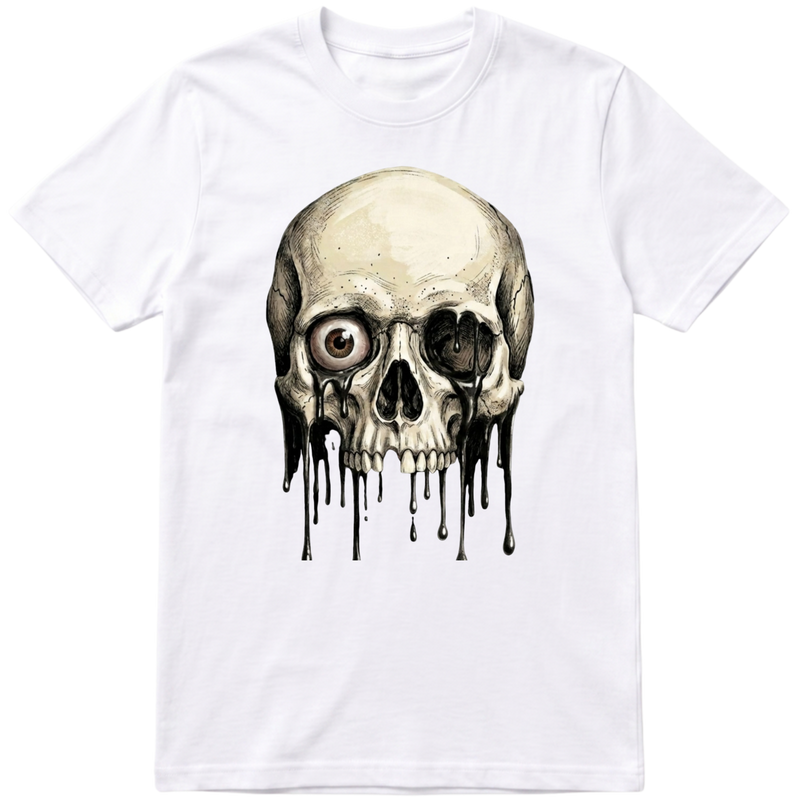 "Camiseta Regular Classic Caveira Mea Culpa" Camiseta regular básica