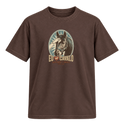 "Estampa/EU AMO CAVALO" Camiseta Regular Suedine