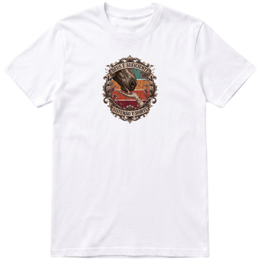 "Estampa Y LOVE HORSE" Camiseta regular básica