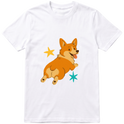 "corgi" Camiseta Básica Unissex