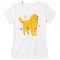 "Golden retrivier" Blusa Baby Look
