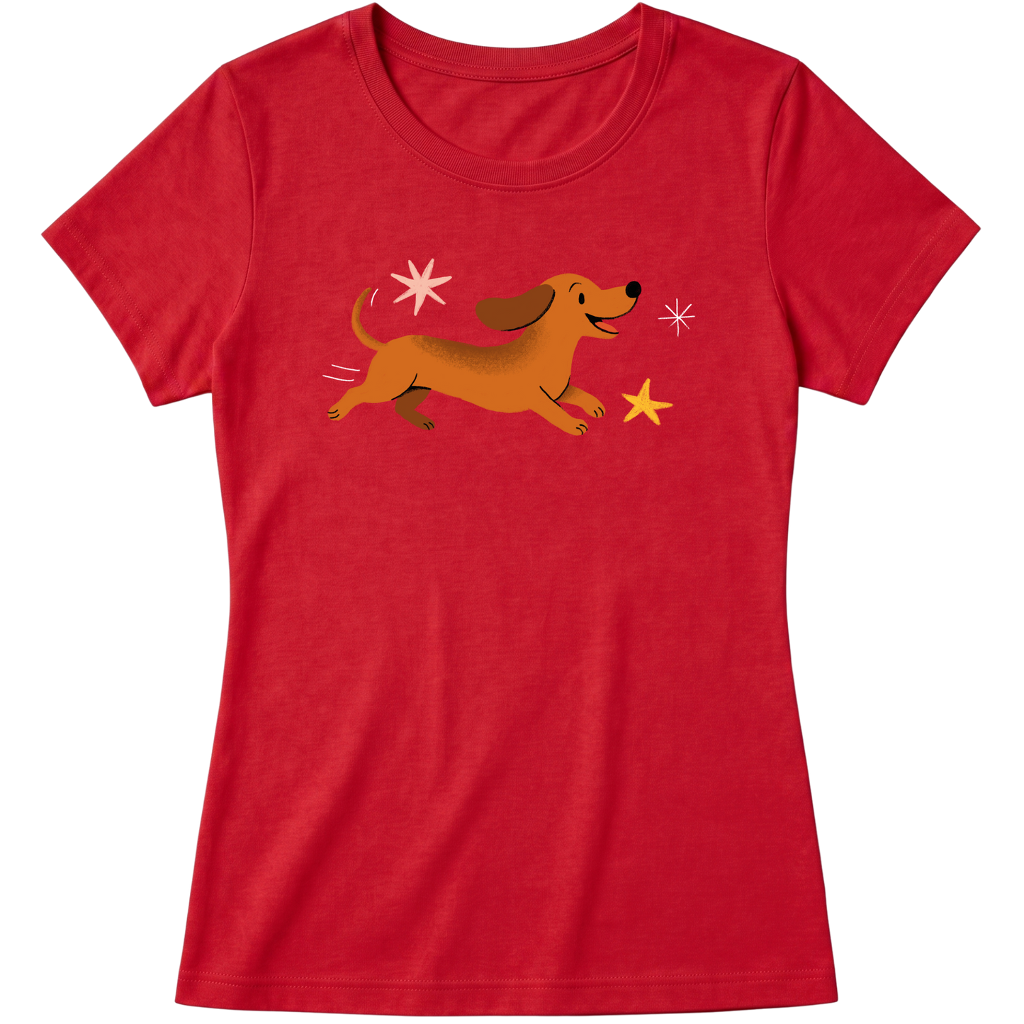 "Dachshund - salsicha" Blusa Baby Look