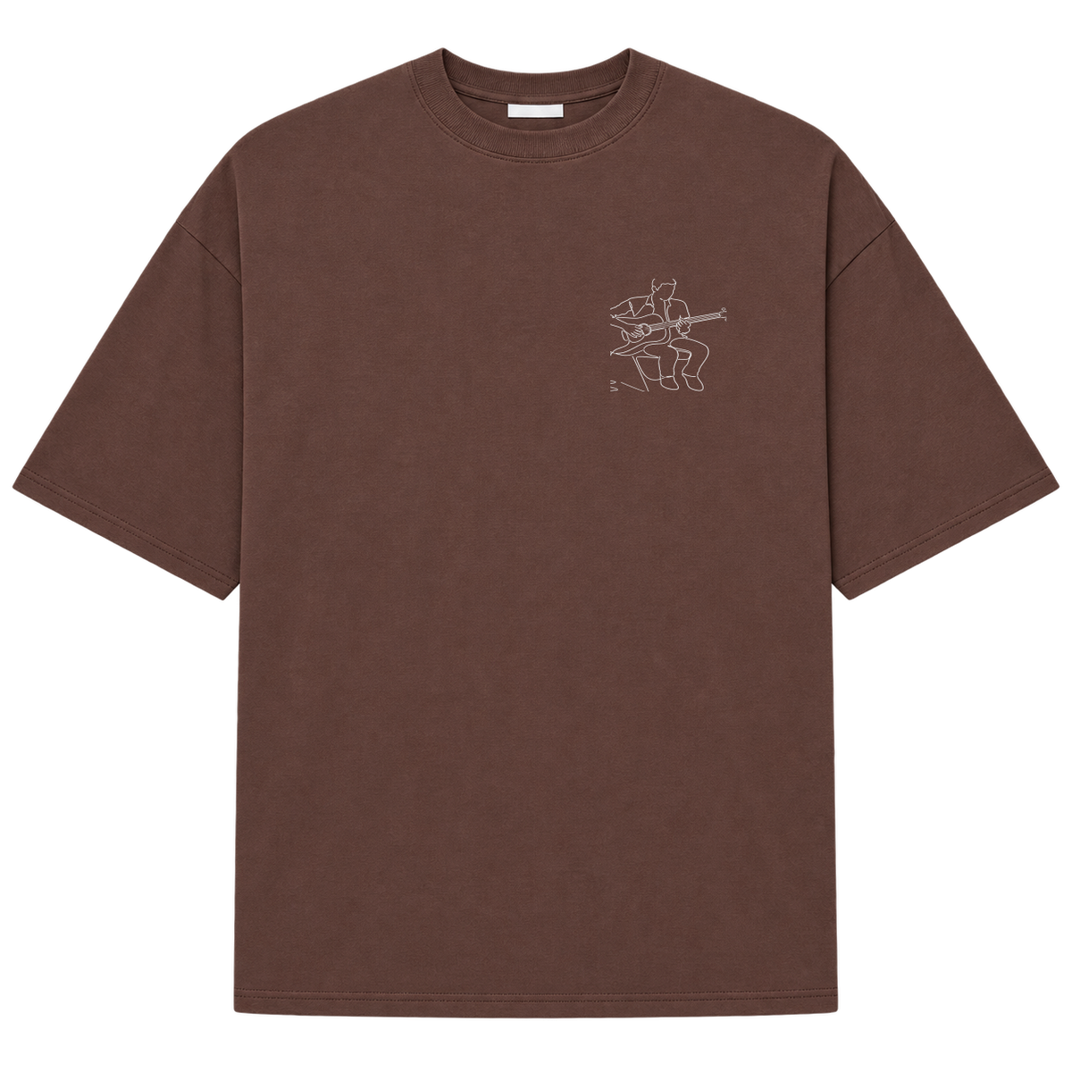 "MAZIN SILVA" Camiseta Oversized Suedine 220g