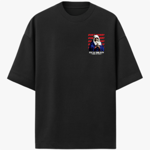 "a força da santa" Camiseta Oversized Premium