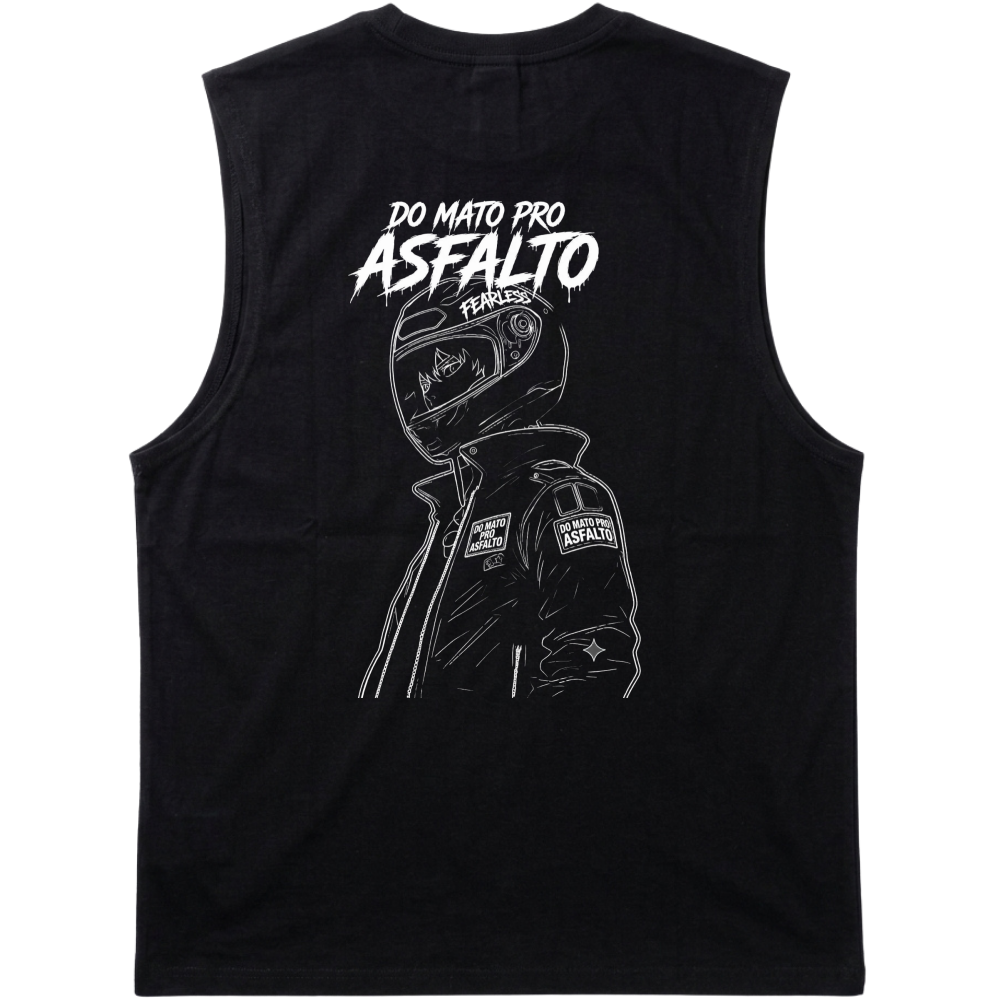 "Do Mato Pro Asfalto - Raíz Bruta,Espírito Livre." Tank Top Machão Suedine