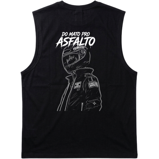 "Do Mato Pro Asfalto - Raíz Bruta,Espírito Livre." Tank Top Machão Suedine