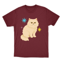"Gato persa" Camiseta Básica Unissex