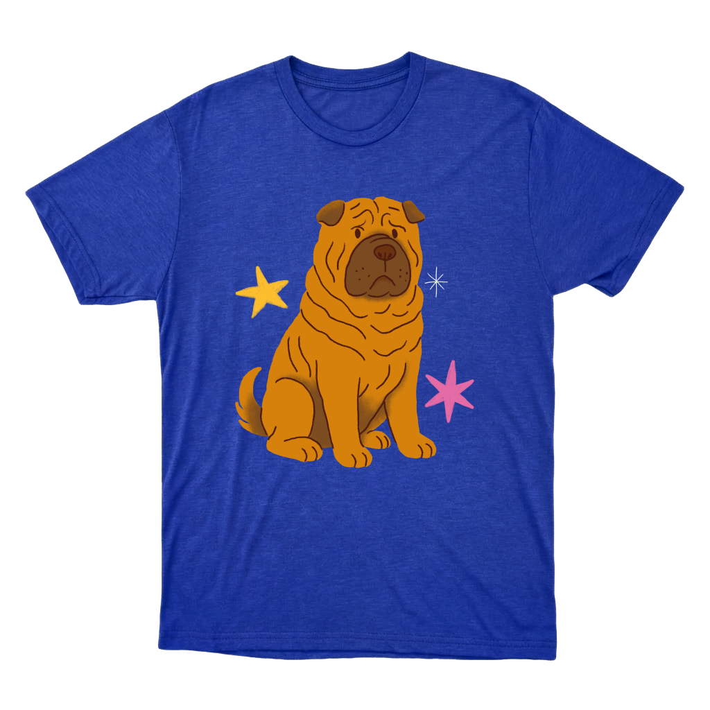 "Sharpei" Camiseta Básica Unissex