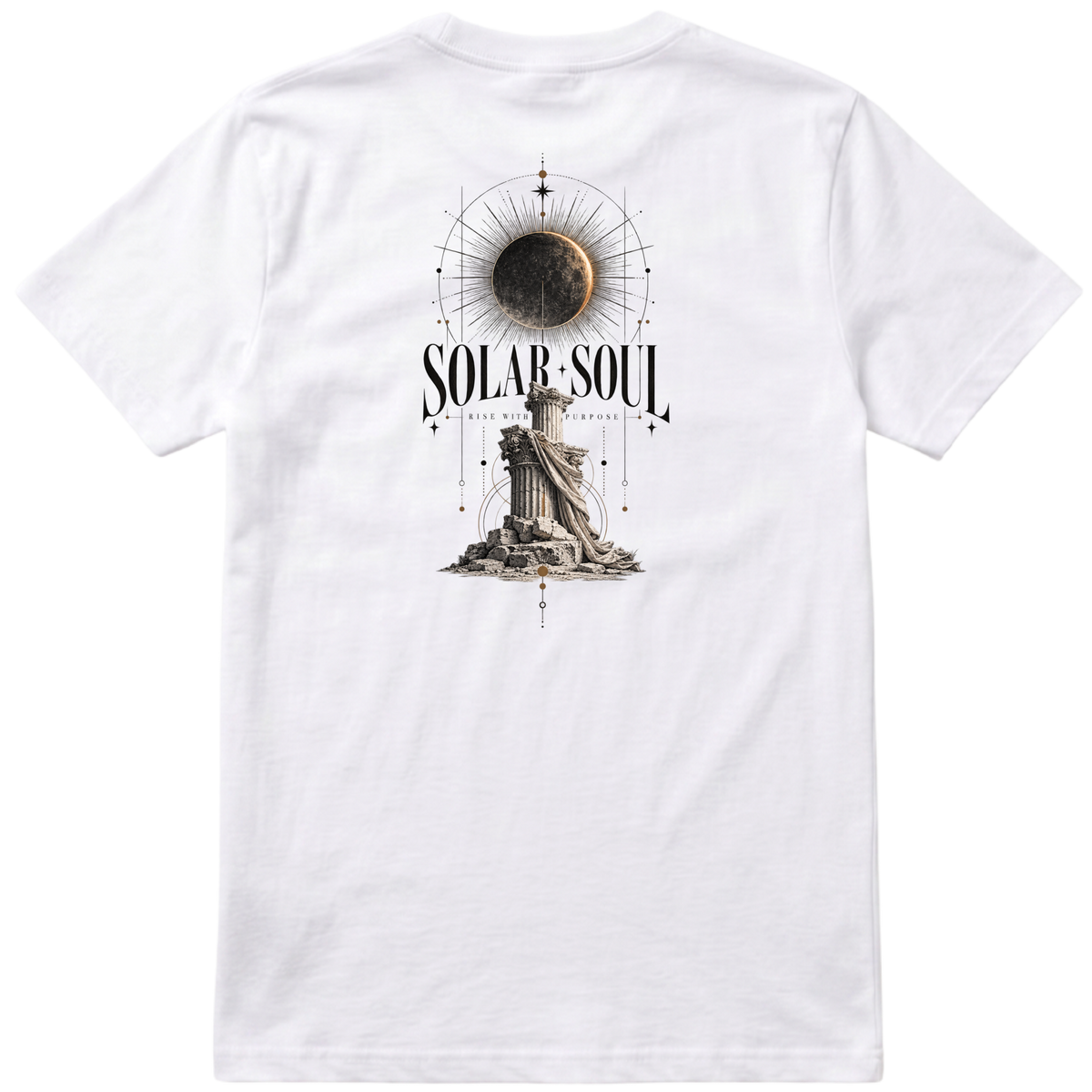 "Camiseta Regular Essential - Solar Soul (Técnica DTG)" Camiseta Premium Unissex