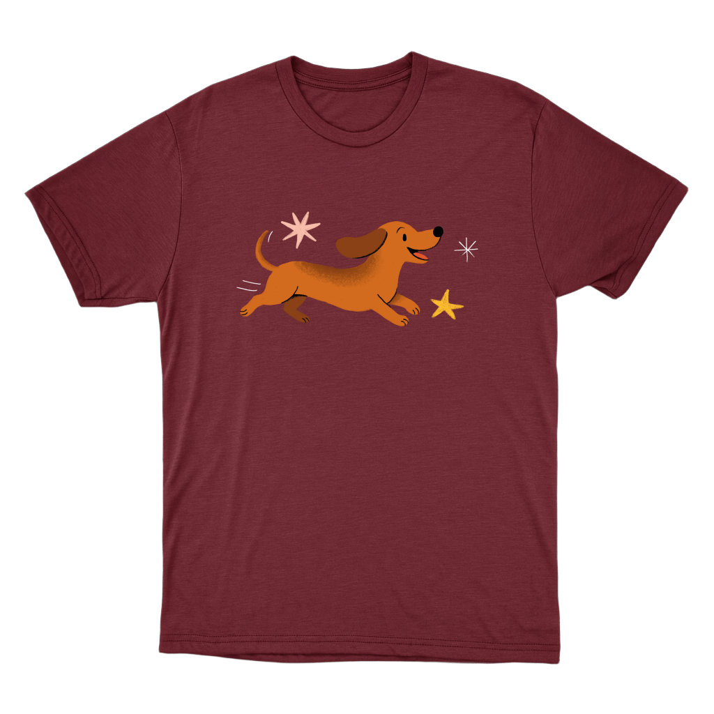 "Dachshund - Salsicha" Camiseta Básica Unissex