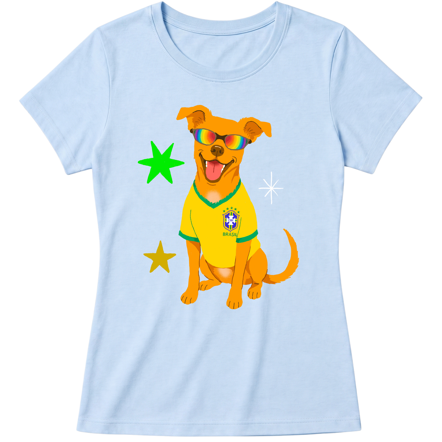"Caramelo brasileiro" Blusa Baby Look