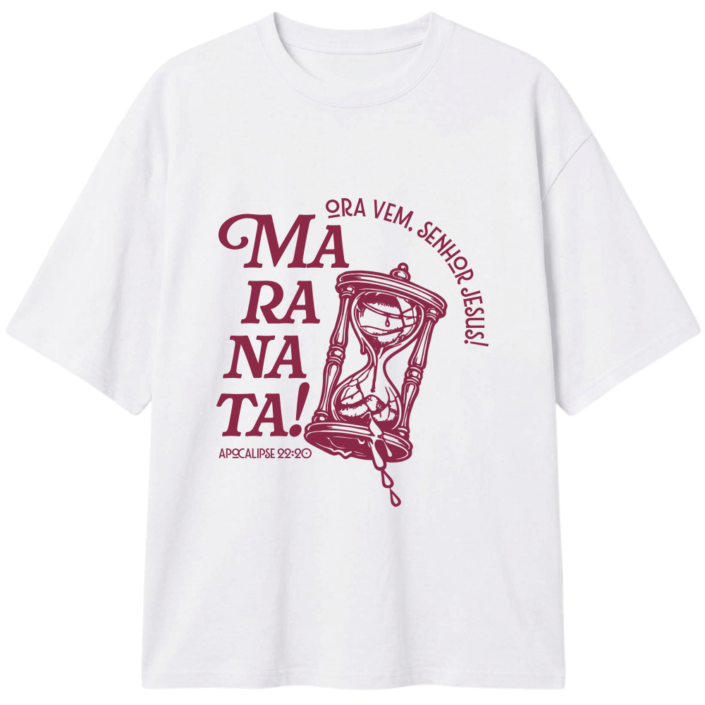 "Camiseta Oversized - Maranata | Vértice" Camiseta Oversized Classic