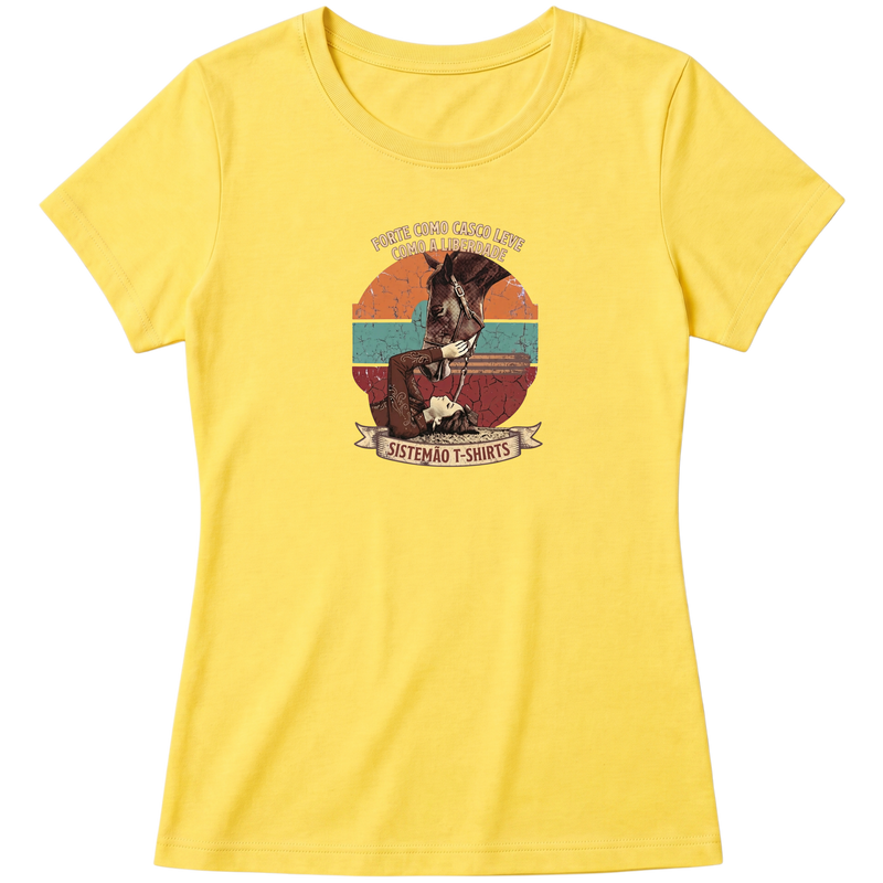 "Babylook FORTE COMO CASCO" Blusa Baby Look