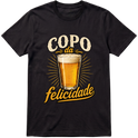 "Copo da Felicidade" Camiseta Premium Unissex Bunker Studios