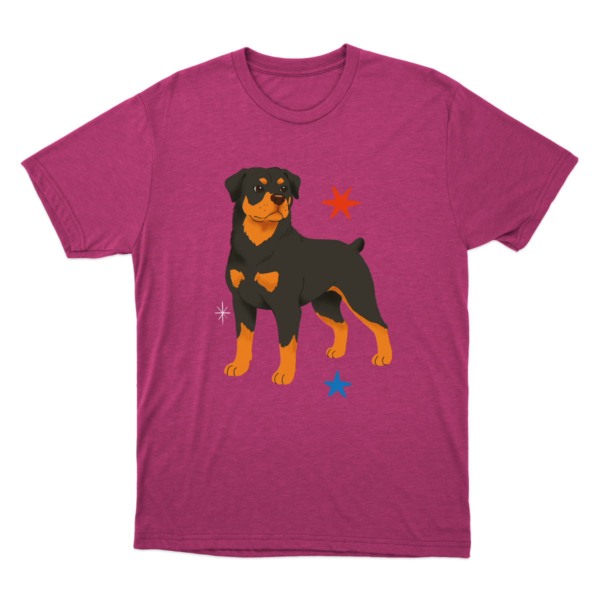 "Rottweiler" Camiseta Básica Unissex