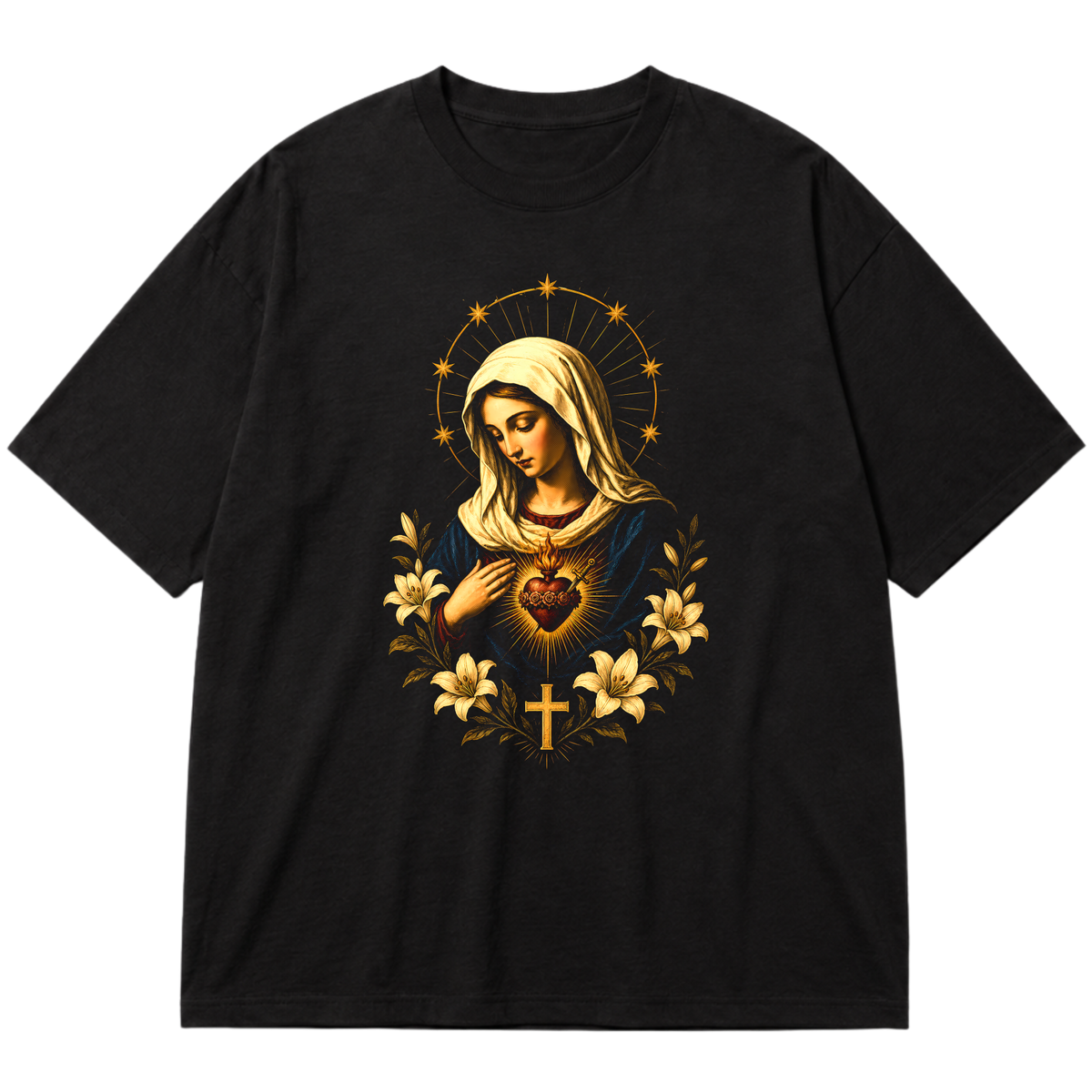 "Nossa Senhora" Oversized Premium 96% algodão 4% Elastano