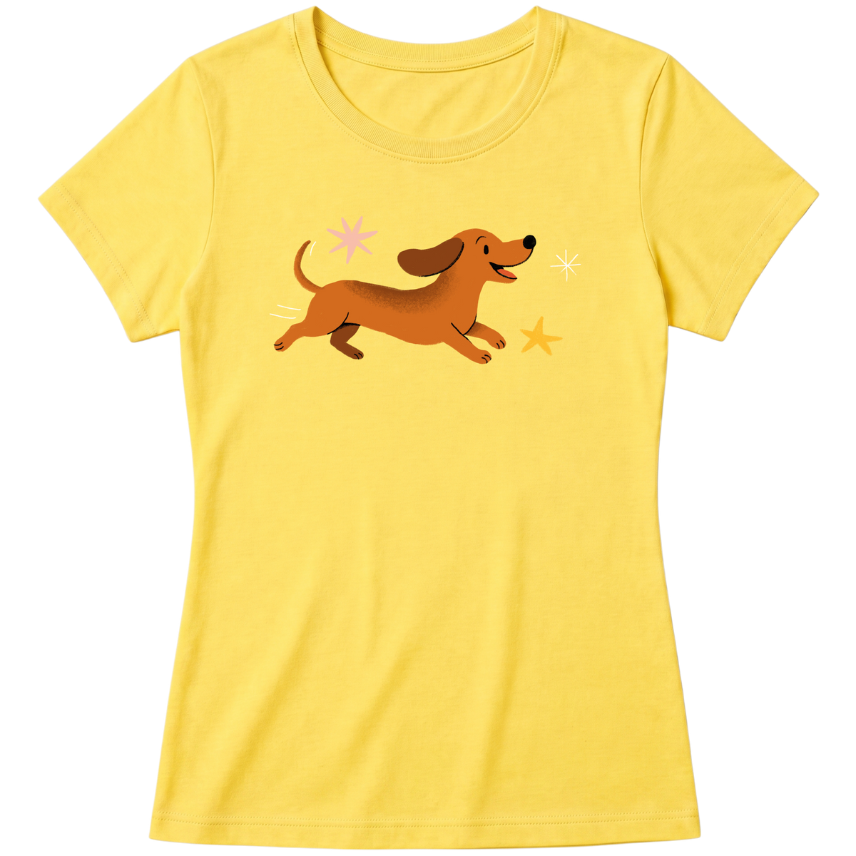 "Dachshund - salsicha" Blusa Baby Look