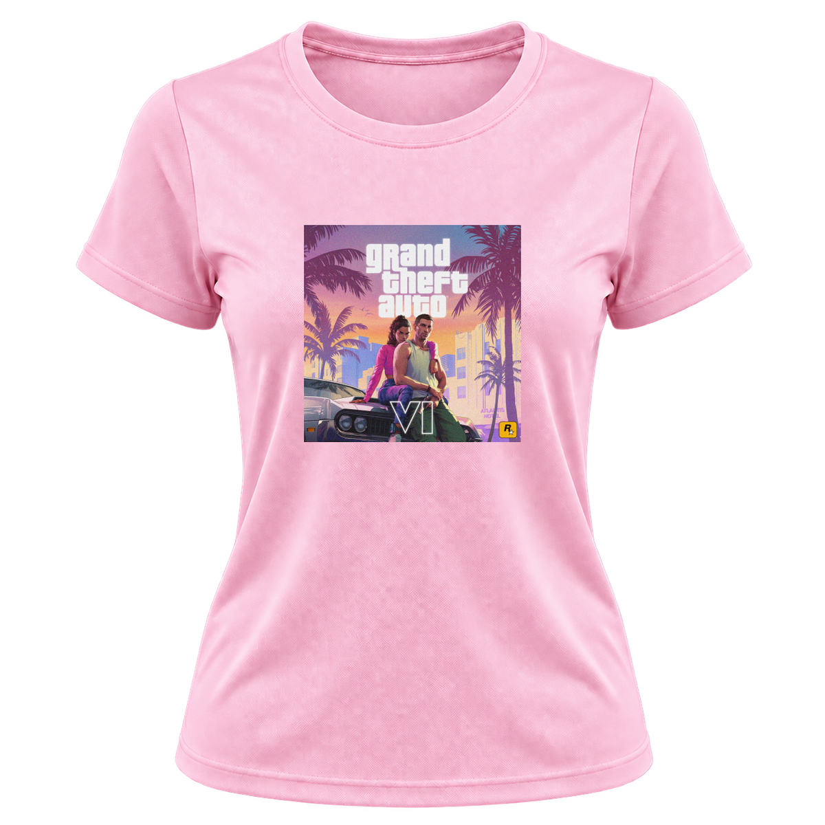 "VI.CE CITY THEMES" Camiseta Dryfit Feminina Basic