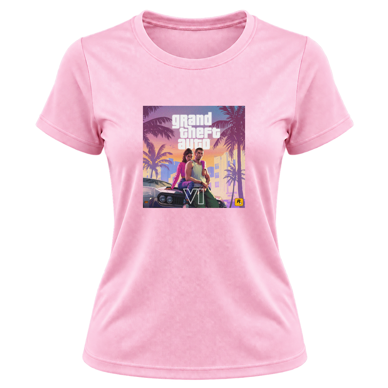 "VI.CE CITY THEMES" Camiseta Dryfit Feminina Basic