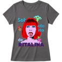 "Camiseta - Sob efeito de Ritalina" Blusa Baby Look