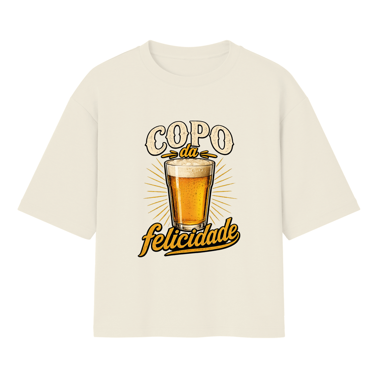 "Copo da Felicidade" Oversized Básica 30.1